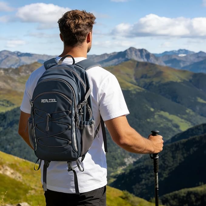 RealCool Hiking Backpack for Men Women, 20L Lightweight Waterproof Travel - Image 6