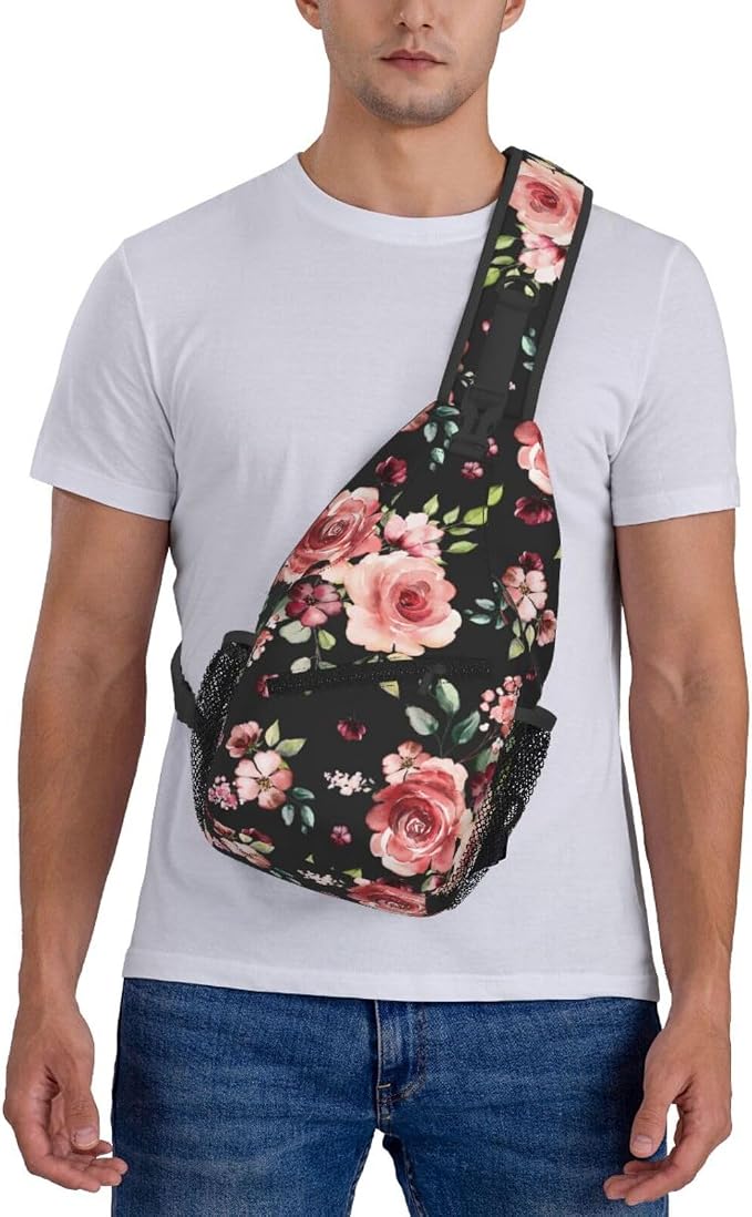 Floral Pattern Crossbody Sling Bag - Image 6