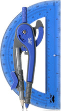 Mr. Pen- Geometry Compass and Protractor Set, 6 Inch Compass, 6 Inch Protractor by MrPen