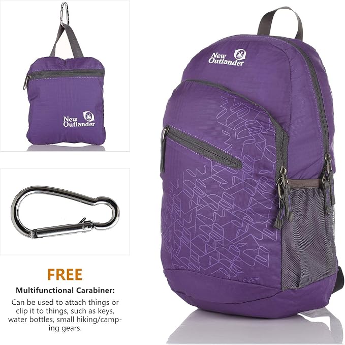 Outlander Packable Handy Lightweight Travel Hiking Backpack Daypack - Image 2