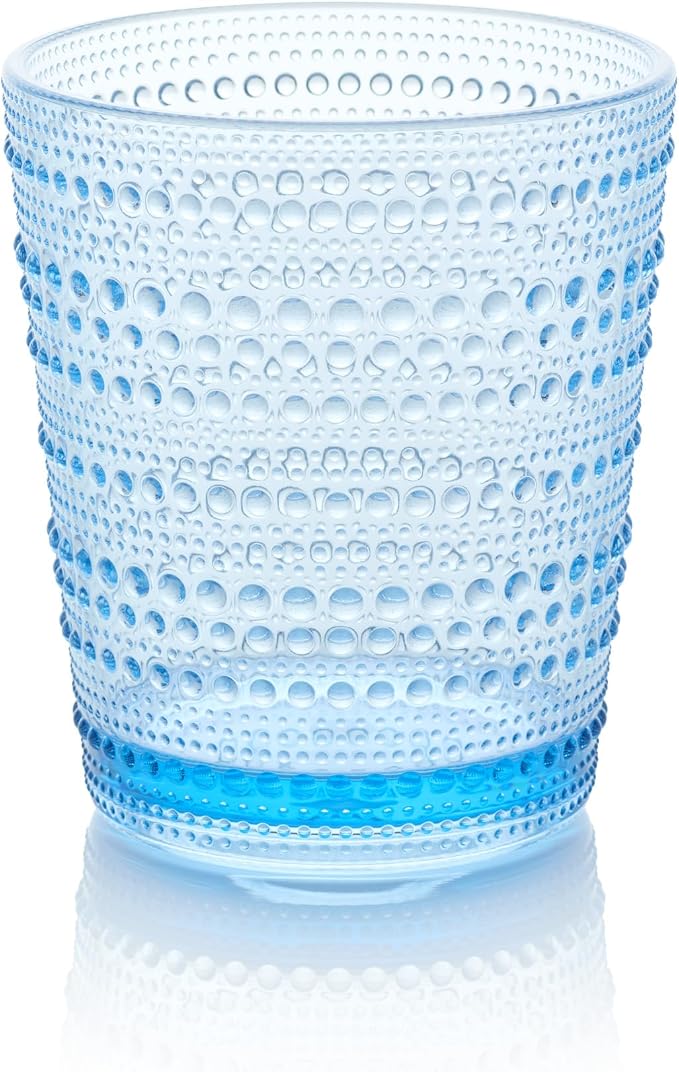Santa Fe Blue Set of 6 Premium Acrylic DOF Glasses 16 oz – Unbreakable Drinkware - Image 2