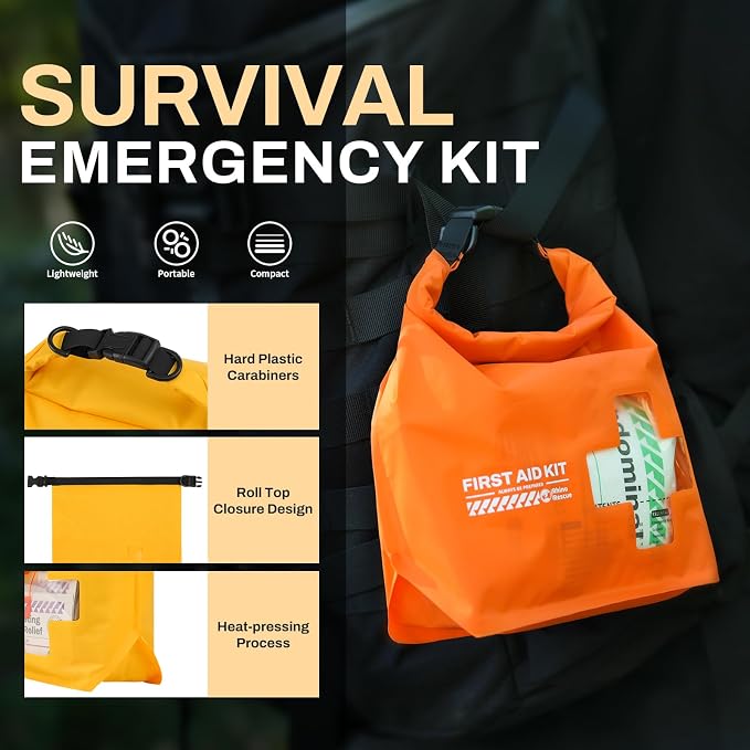 RHINO RESCUE Waterproof Boat First Aid Kit, Lightweight Boat Accessories Dry Bag - Image 4