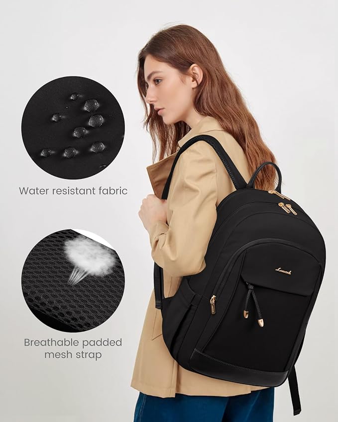 LOVEVOOK Backpack for Women, 15.6 Inch Laptop Backpacks for Work College Travel - Image 6