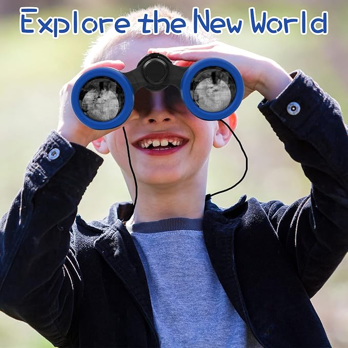 Scotamalone Kids Binoculars Shock Proof Toy Binoculars Set - Image 4