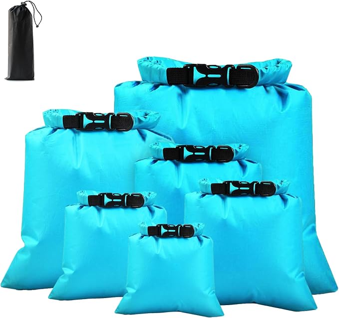 6PCS Dry Bags Waterproof, Lightweight Dry Bags by ILZAR
