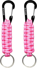 BRAVESHINE Paracord Keychain Carabiner Clip, D Ring Lanyard Hanger Stroller Hook by BRAVESHINE