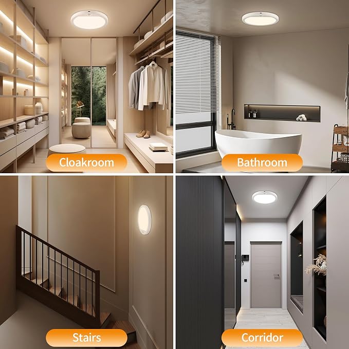 Meliya Rechargeable Motion Sensor Ceiling Light - Image 3