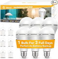 Neporal A19 Rechargeable Light Bulbs, Socket Rechargeable Emergency Light Bulb by Neporal