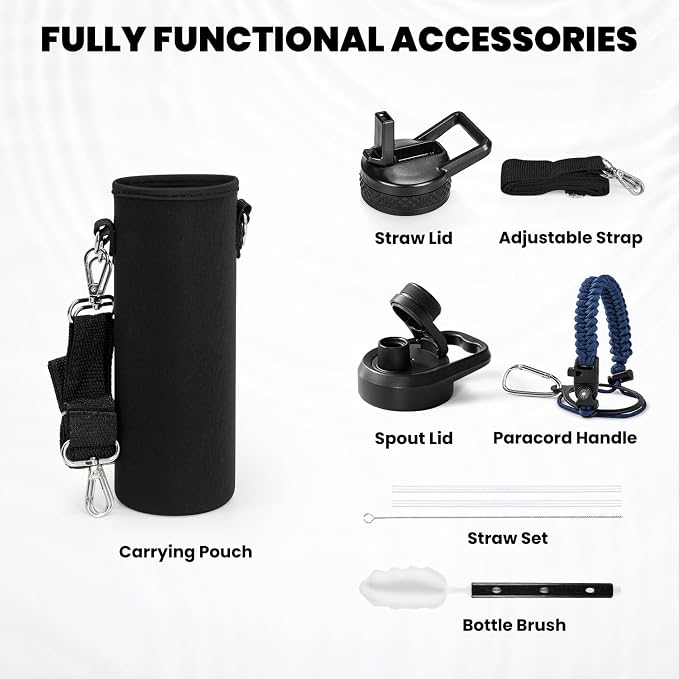 RAYMYLO Insulated Water Bottle 20 oz, Triple Wall Vacuum Stainless Steel - Image 6