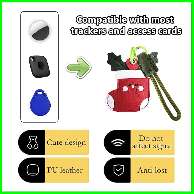 Leather Keychain Holder Case Compatible - Image 3