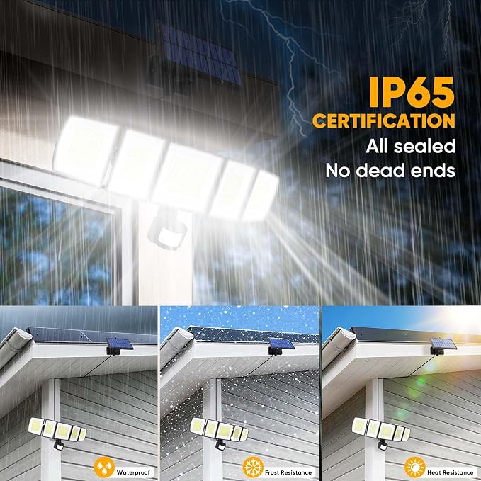 Solar Motion Lights Outdoor - - Image 7