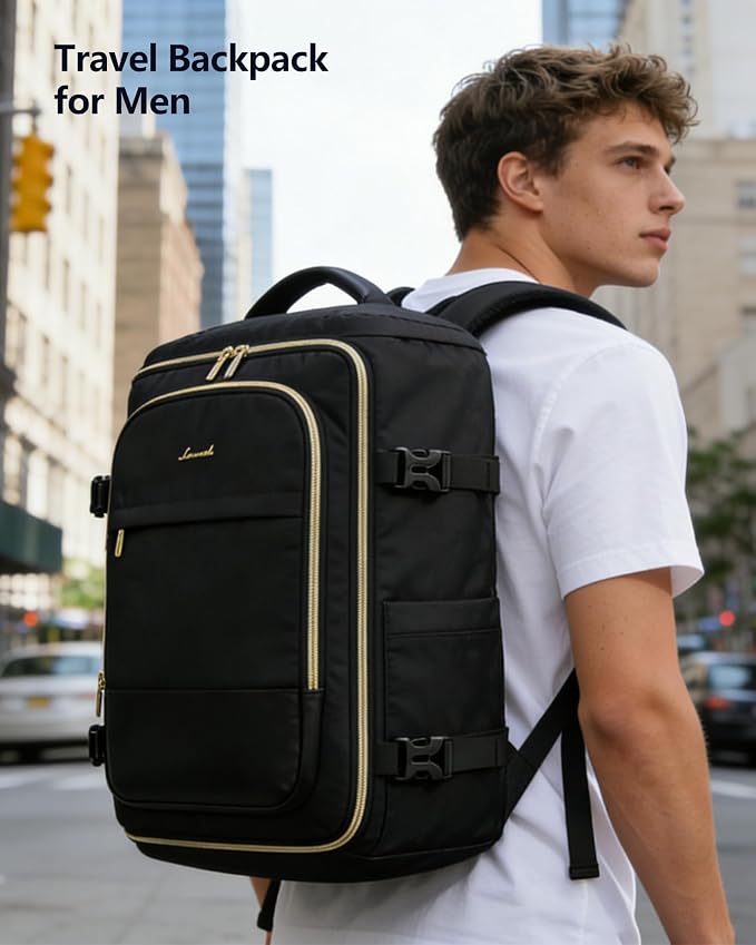 LOVEVOOK 40L Travel Backpack Carry on Flight Approved, Personal Item Bag - Image 7