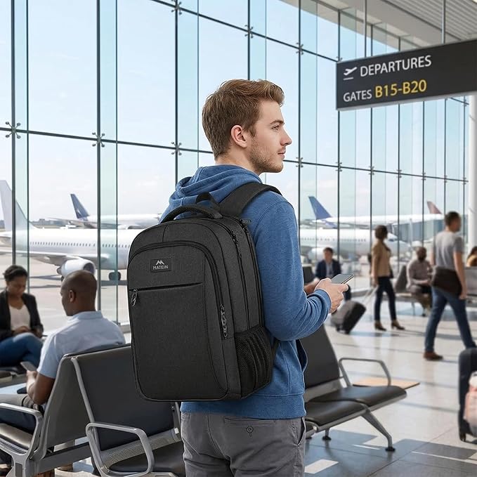 MATEIN Business Laptop Backpack, 15.6 Inch Travel Laptop Bag Rucksack, - Image 3