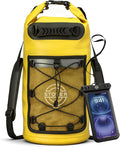 STOVER 5/10/25/30/40/55L Waterproof Dry Bag- Roll-Top Backpack w/Phone Case- by STOVER