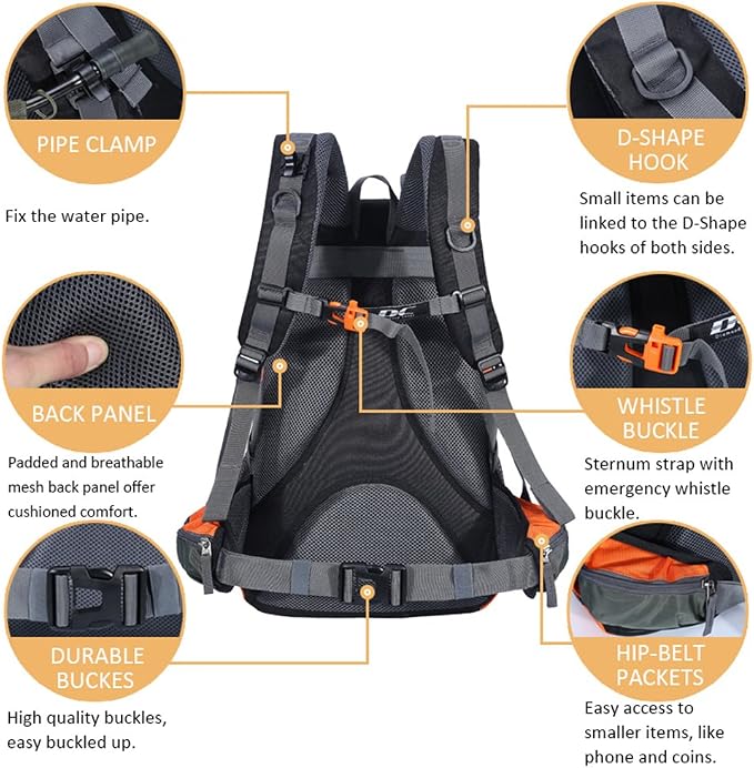 Diamond Candy Waterproof Hiking Backpack - Image 3
