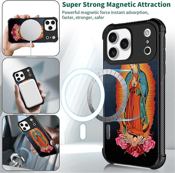 for iPhone 17 Pro Max Case, for MagSafe Graphic Design for Girl Boy Soft - Image 4