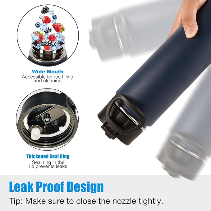 Volhoply 24oz Insulated Water Bottle - Image 4