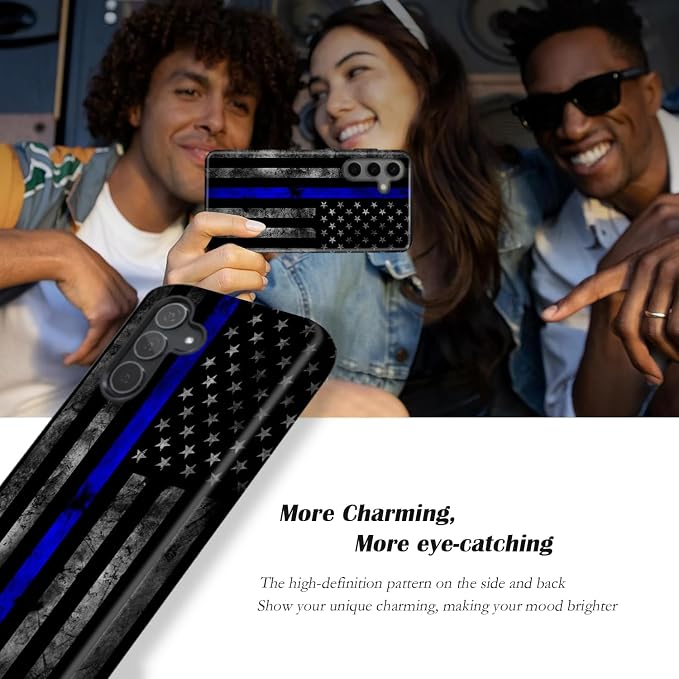 Compatible for Samsung Galaxy A16 5G Case, Dual Layer Heavy Duty 2 in 1 - Image 4