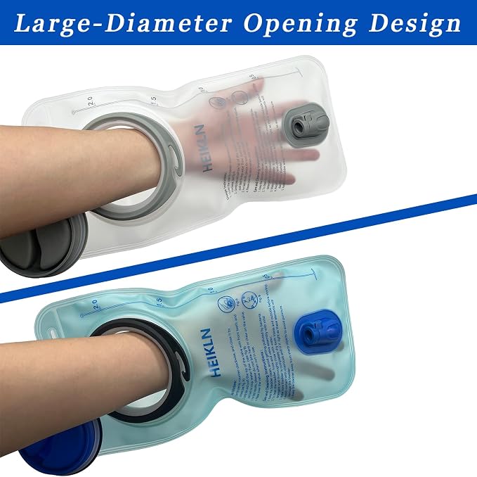HEIKLN Hydration Bladder 1.5L-2L-2.5L-3L, Leak Proof Water Reservoir, BPA Free - Image 4