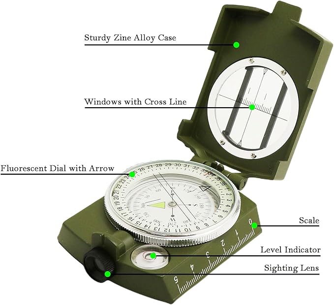 Compass, Hiking Compass for Survival - Image 2