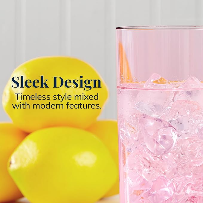 US Acrylic Classic Plastic Reusable Drinking Glasses 24oz Iced Tea Cups - Image 5