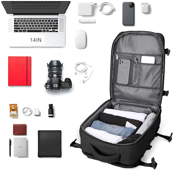 coowoz Travel Backpack For Women Men Airline Approved, Large Hiking Laptop - Image 6
