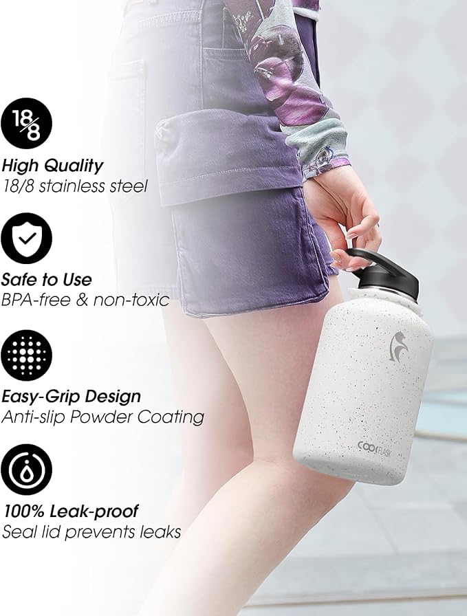 Coolflask Half Gallon Water Bottle - Image 5