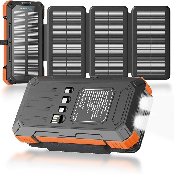 Solar Charger Power Bank 49800mAh by Kepswin