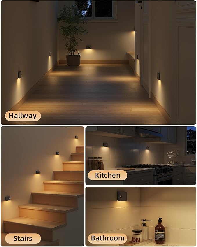 EZVALO 6 Pack Motion Sensor Night Lights - Image 5