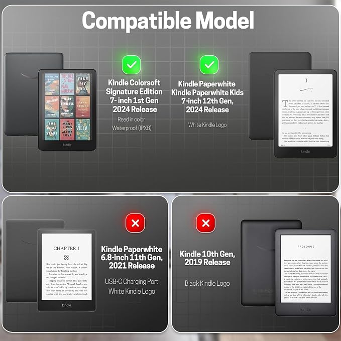 TNP Stand Case for Kindle Paperwhite 12th Generation 2024 / Kindle Colorsoft - Image 2