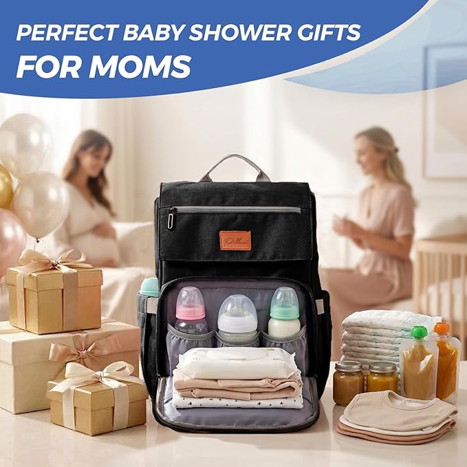 PILLANI Baby Diaper Bag Backpack - Image 7