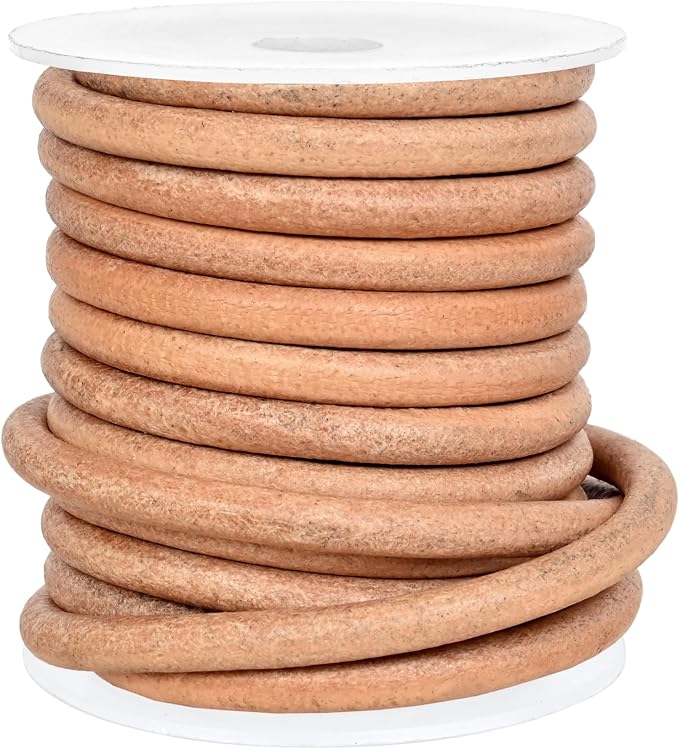 GENIQUE Real/Genuine Round Leather String Cord - Image 3
