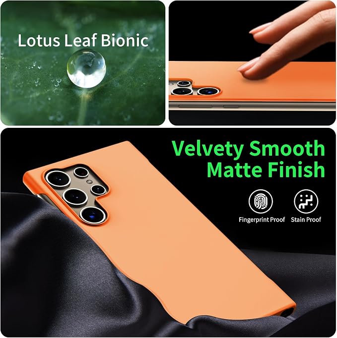 GRECAZO Slim Borderless for Samsung Galaxy S25 Ultra Phone Case 6.9" Ultra-Thin - Image 6