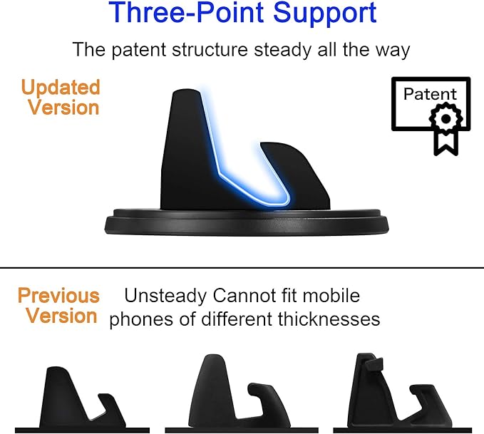 SRUNP Car Phone Mount with Three-Point Support - Image 3