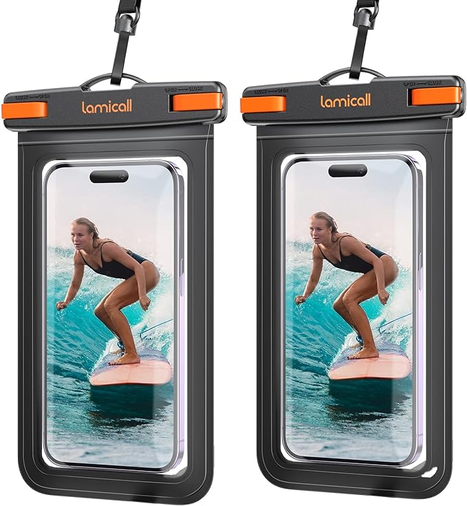 Lamicall Large Size Waterproof Phone Pouch Case by Lamicall