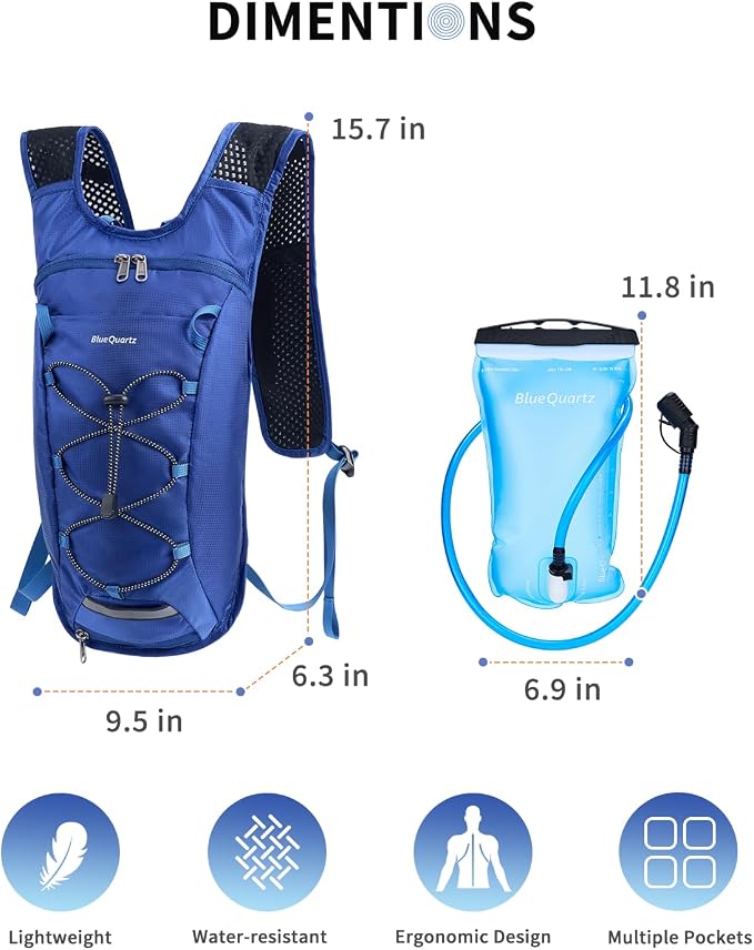 Blue Quartz Hydration Backpack - Image 6