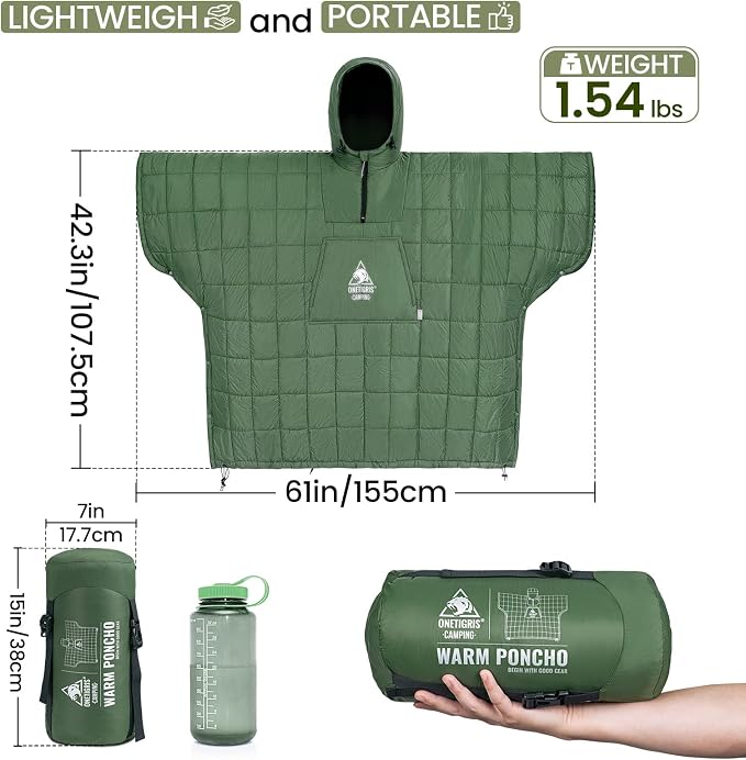 ONETIGRIS Camping Blanket Poncho - Image 7