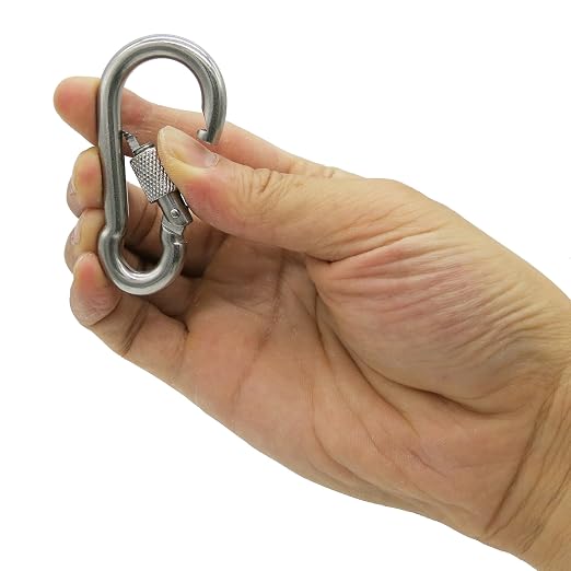 304 Stainless Steel Carabiners -2.76 inch Heavy Duty, Durable & Rust-Free Clips - Image 2