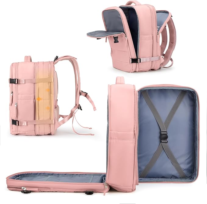 coowoz Large Travel Backpack For Women Men, Carry On Backpack, Hiking Backpack by coowoz