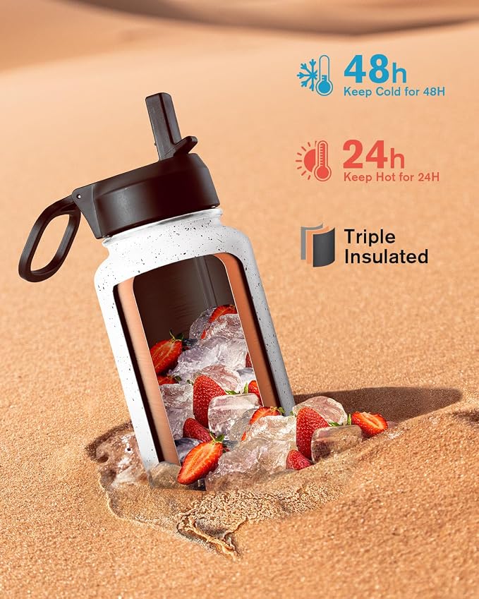 Coolflask Water Bottle 40 oz Insulated - Image 2