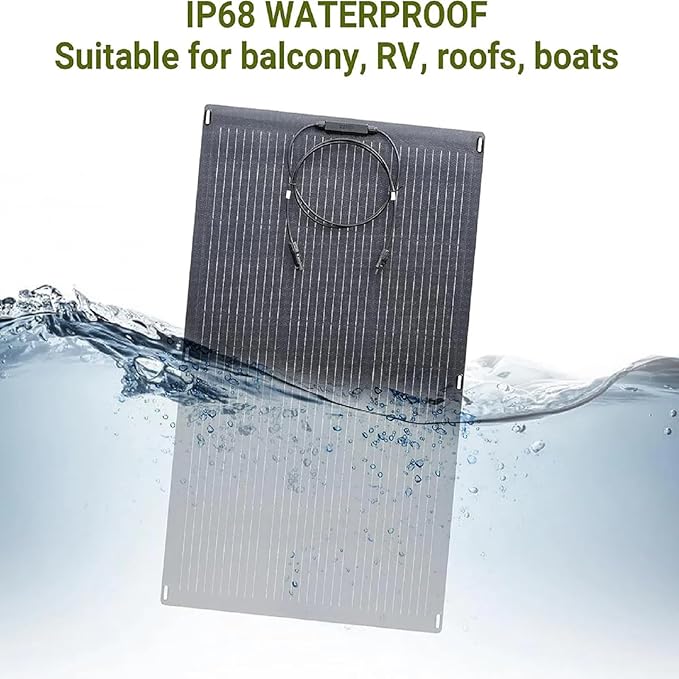 ALLPOWERS SF200 Flexible Solar Panel 200w Ultra Thin 3mm Bendable - Image 5