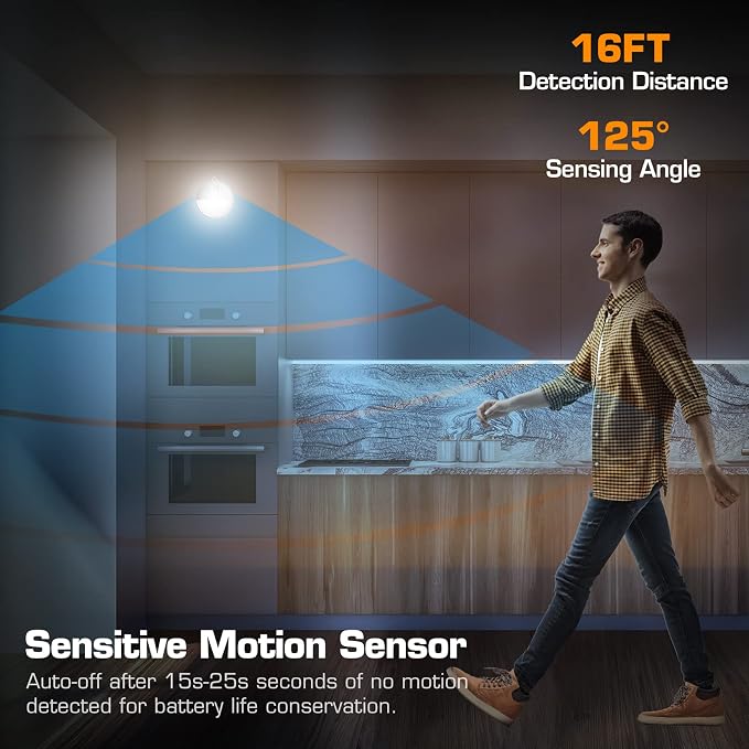 EverBrite LED Motion Sensor Night Light, Automated On & Off, Cool White Motion - Image 3