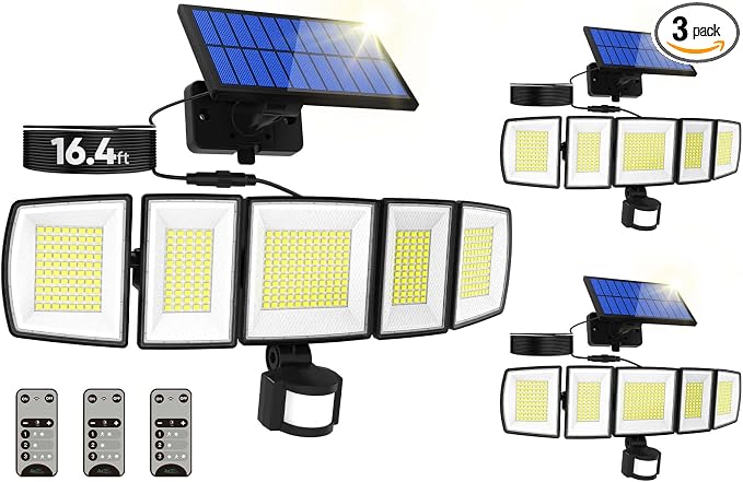 MDCMDCM Solar Motion Lights Outdoor - by MDCMDCMSolarLightsOutdoor