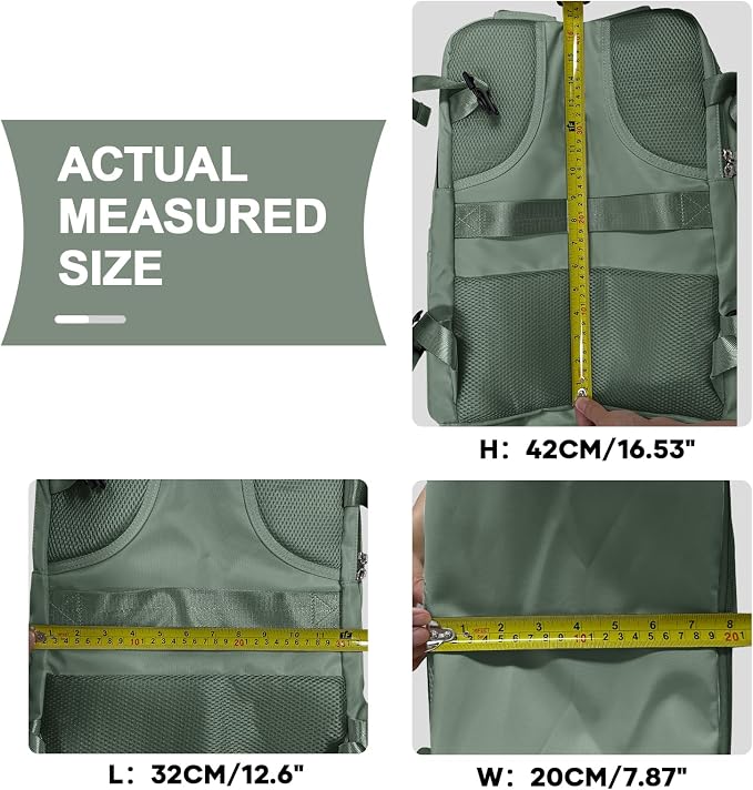 coowoz Travel Backpack For Women Men, Carry On Backpack, Hiking Backpack - Image 8