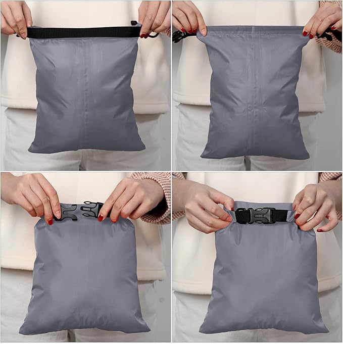 Shappy 6/12 Pcs Waterproof Dry Bags, Lightweight Outdoor Waterproof Dry Stuff - Image 3