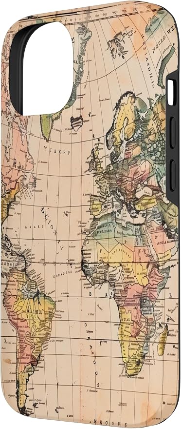World Map, Old Map of the World Case - Image 2