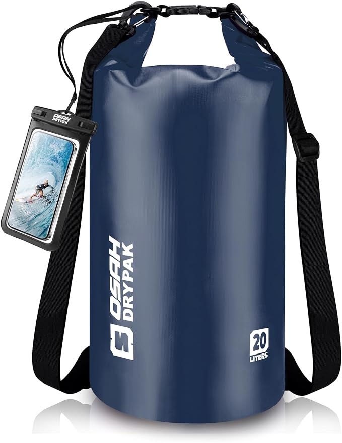 Waterproof Dry Bag, 5L/10L/20L/30L/40L Roll Top Lightweight Storage Backpack by OSAHDRYPAK