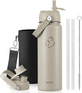 BUZIO 24 oz Water Bottle Insulated, Leakproof Stainless Steel Flask, Wide Mouth by BUZIO