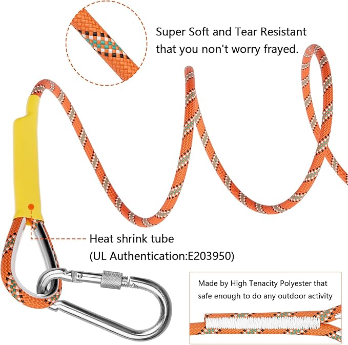 X XBEN Outdoor Climbing Rope 10M 20M 30M 50M 70M 152M 352M Static Rock Climbing - Image 5