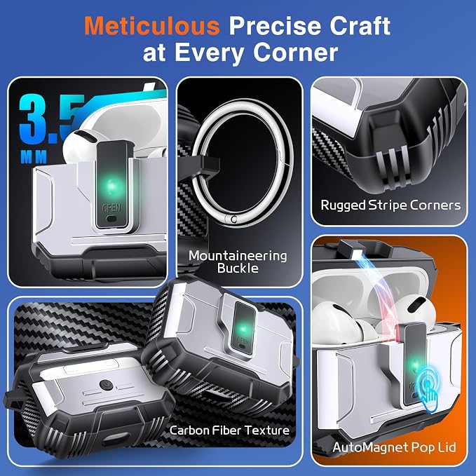 Armoured Heavy Duty for AirPods Pro1 Generation Case - Image 4